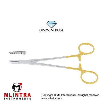 Diam-n-Dust™ Micro Ryder Needle Holder Stainless Steel, 20 cm - 8"